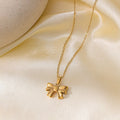 Golden Bow Pendant