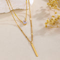 Celeste Layered Drop Necklace